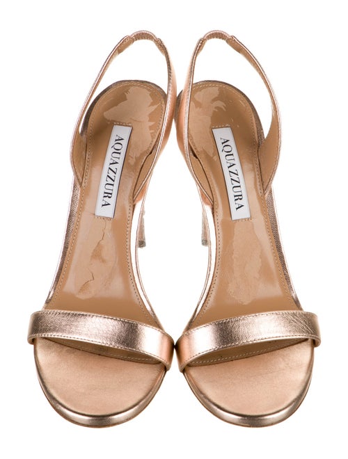 Aquazzura Leather Slingback Sandals