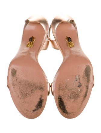 Aquazzura Leather Slingback Sandals