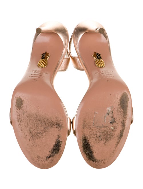 Aquazzura Leather Slingback Sandals