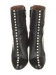 Aquazzura Leather Studded Accents Lace-Up Boots