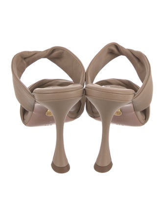 Aquazzura Leather Slides