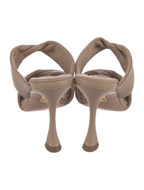 Aquazzura Leather Slides