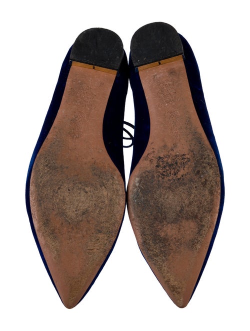 Aquazzura Velvet Ballet Flats