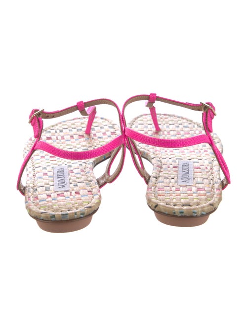 Aquazzura Leather T-Strap Sandals
