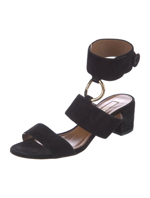 Aquazzura Suede Gladiator Sandals