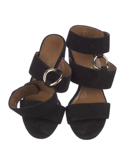 Aquazzura Suede Gladiator Sandals