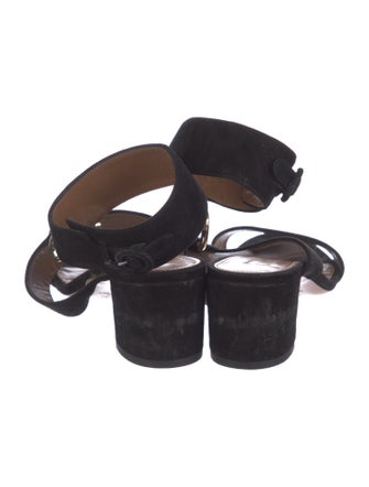 Aquazzura Suede Gladiator Sandals