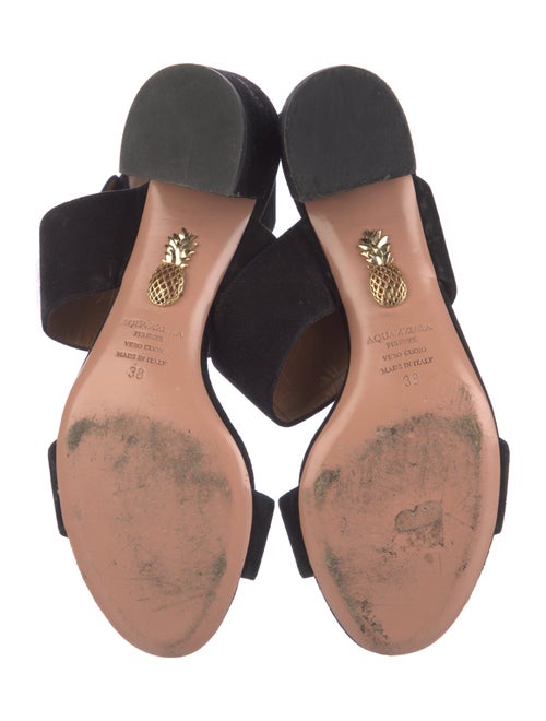 Aquazzura Suede Gladiator Sandals