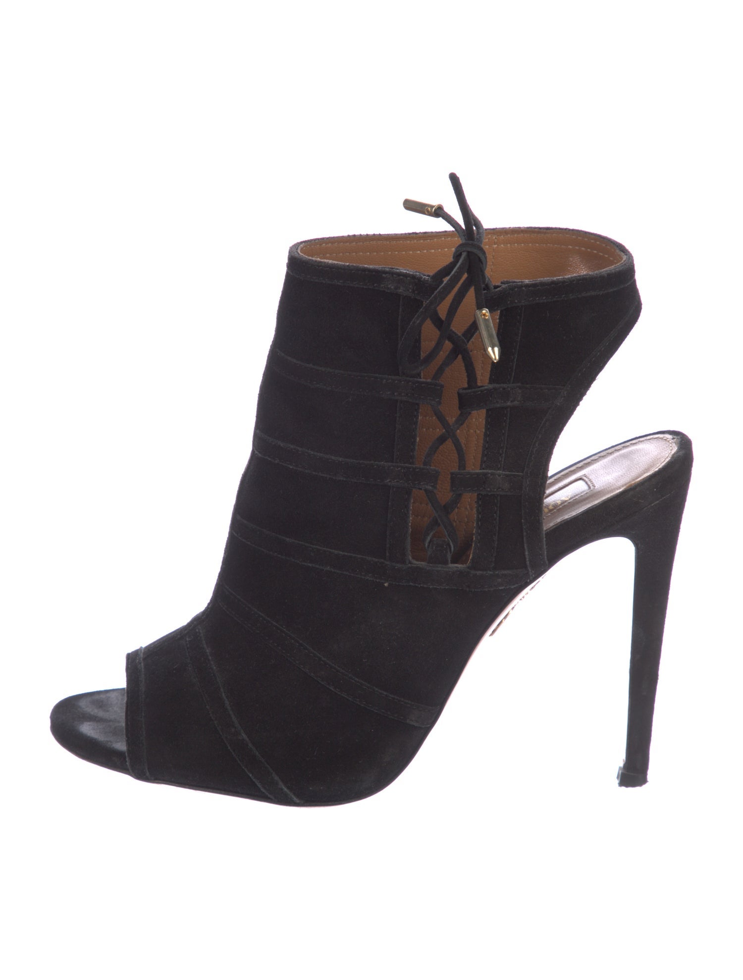 Aquazzura Suede Slingback Pumps