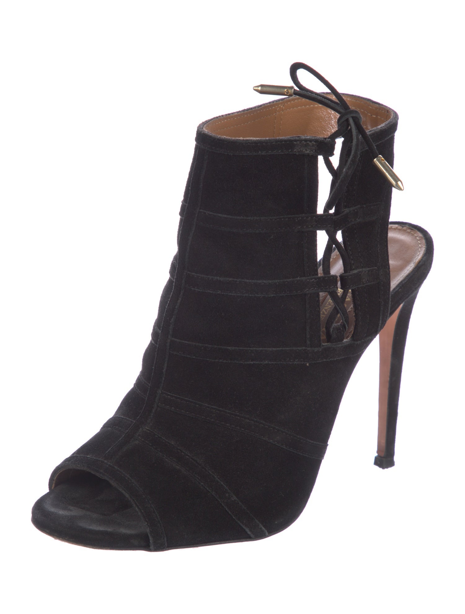 Aquazzura Suede Slingback Pumps