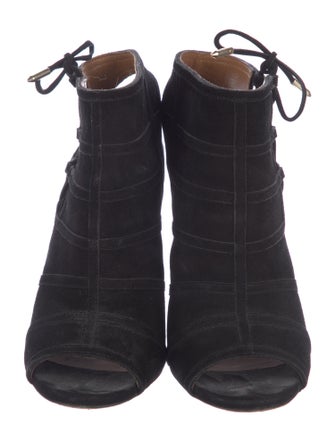 Aquazzura Suede Slingback Pumps