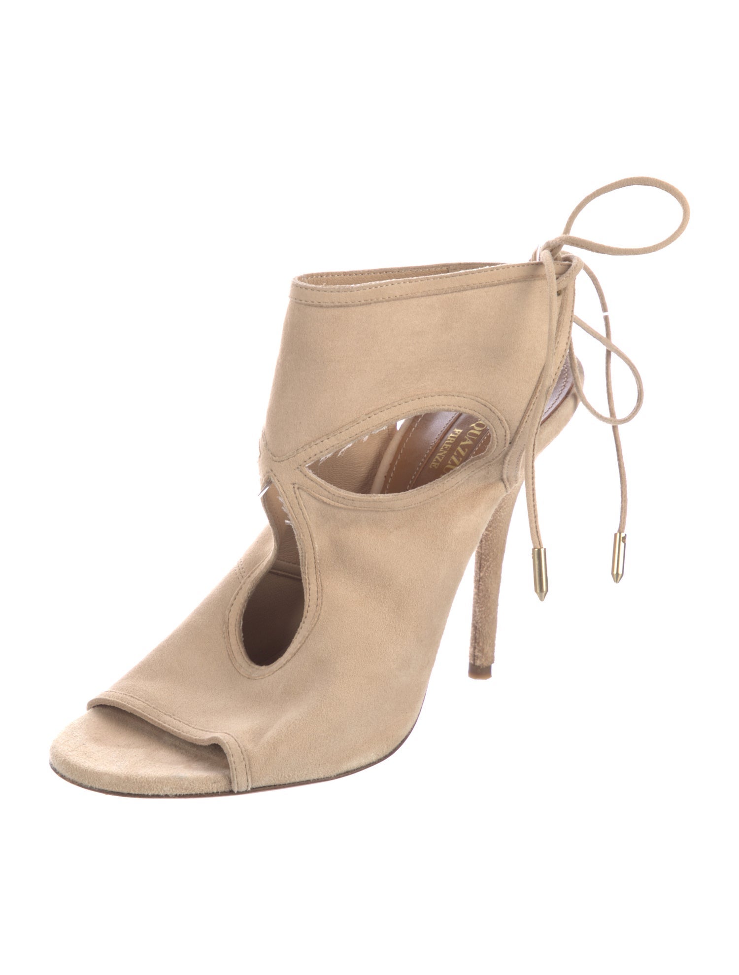 Aquazzura Suede Slingback Pumps