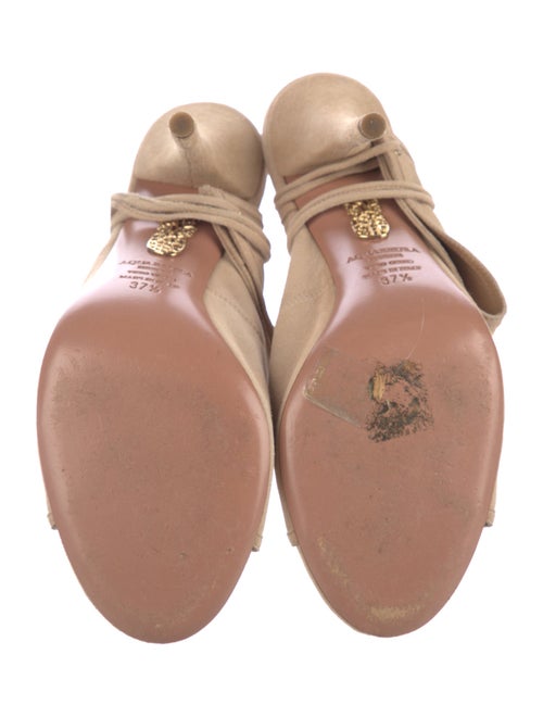 Aquazzura Suede Slingback Pumps