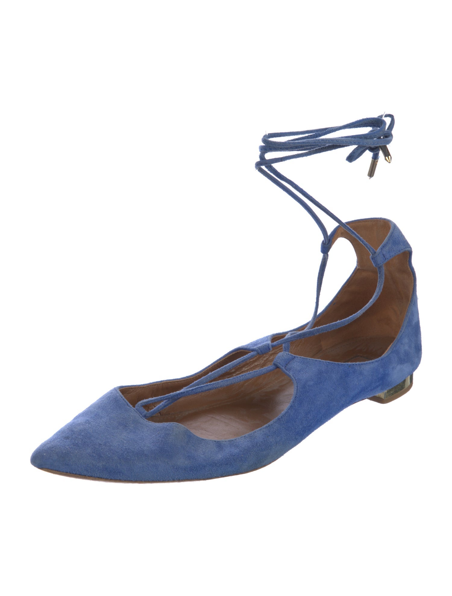Aquazzura Suede Flats