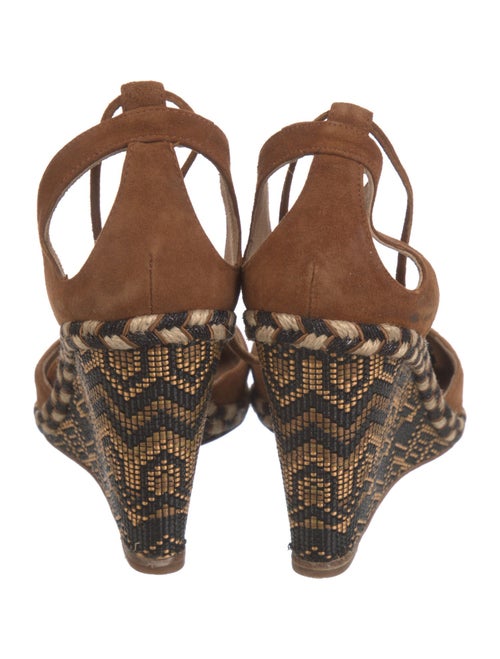 Aquazzura Suede Printed Pumps