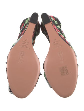 Aquazzura Printed Sandals