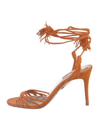 Aquazzura Suede Sandals
