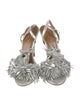 Aquazzura Leather Tassel Accents Sandals