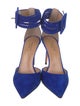 Aquazzura Suede D'Orsay Pumps