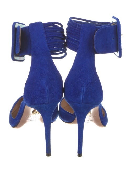 Aquazzura Suede D'Orsay Pumps