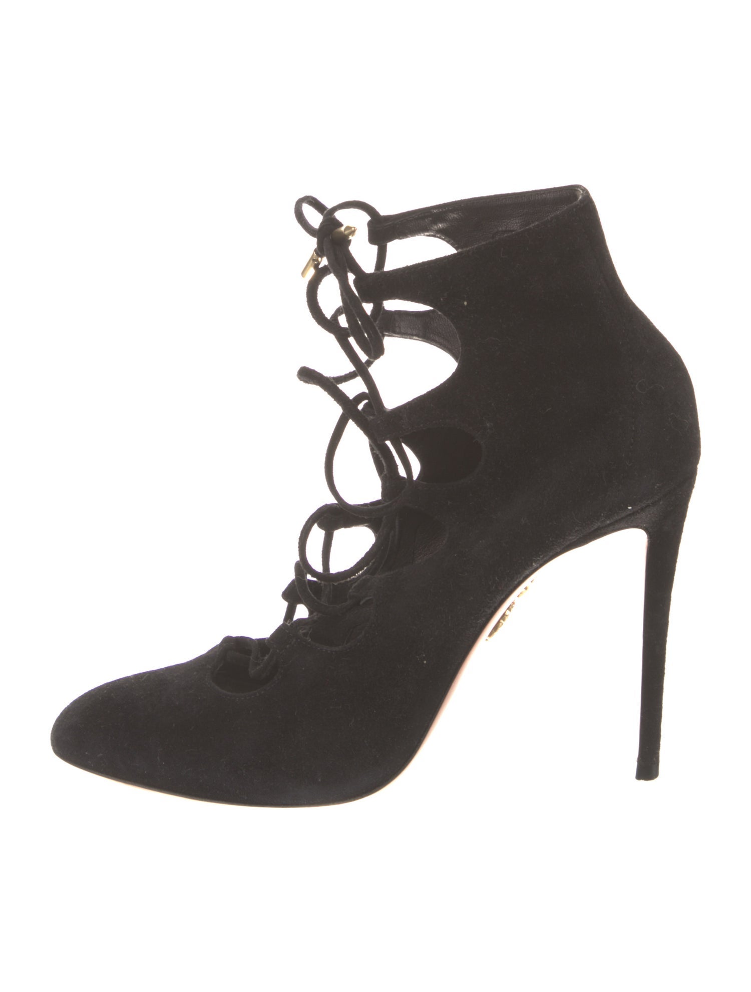 Aquazzura Suede Gladiator Sandals