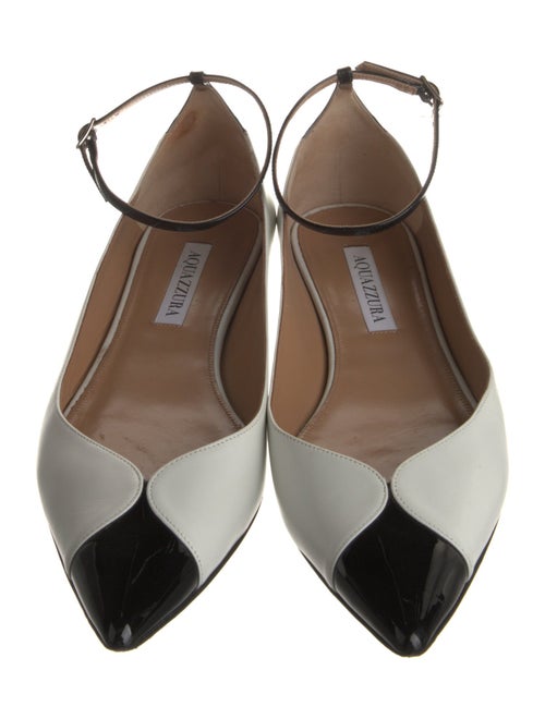 Aquazzura Leather Flats