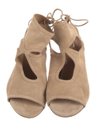 Aquazzura Suede Sandals