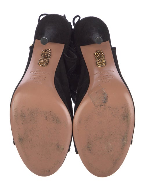 Aquazzura Suede Slingback Sandals