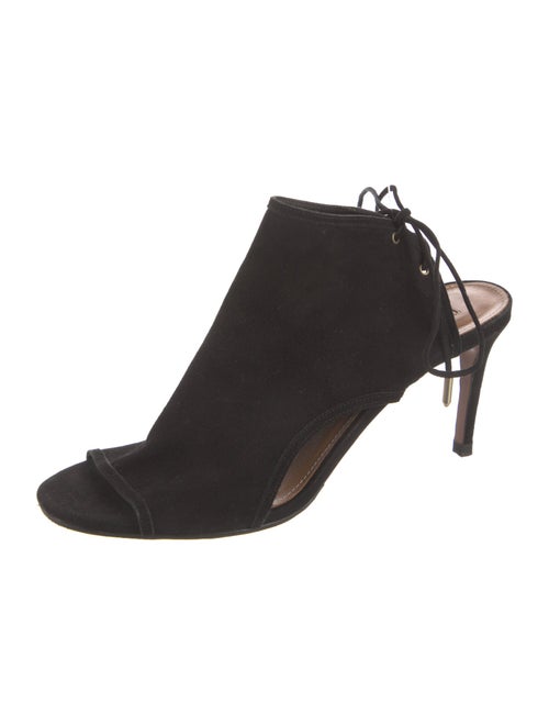 Aquazzura Suede Slingback Sandals