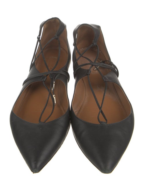 Aquazzura Leather Ballet Flats