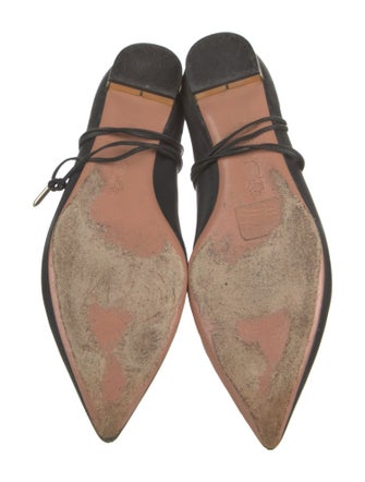 Aquazzura Leather Ballet Flats