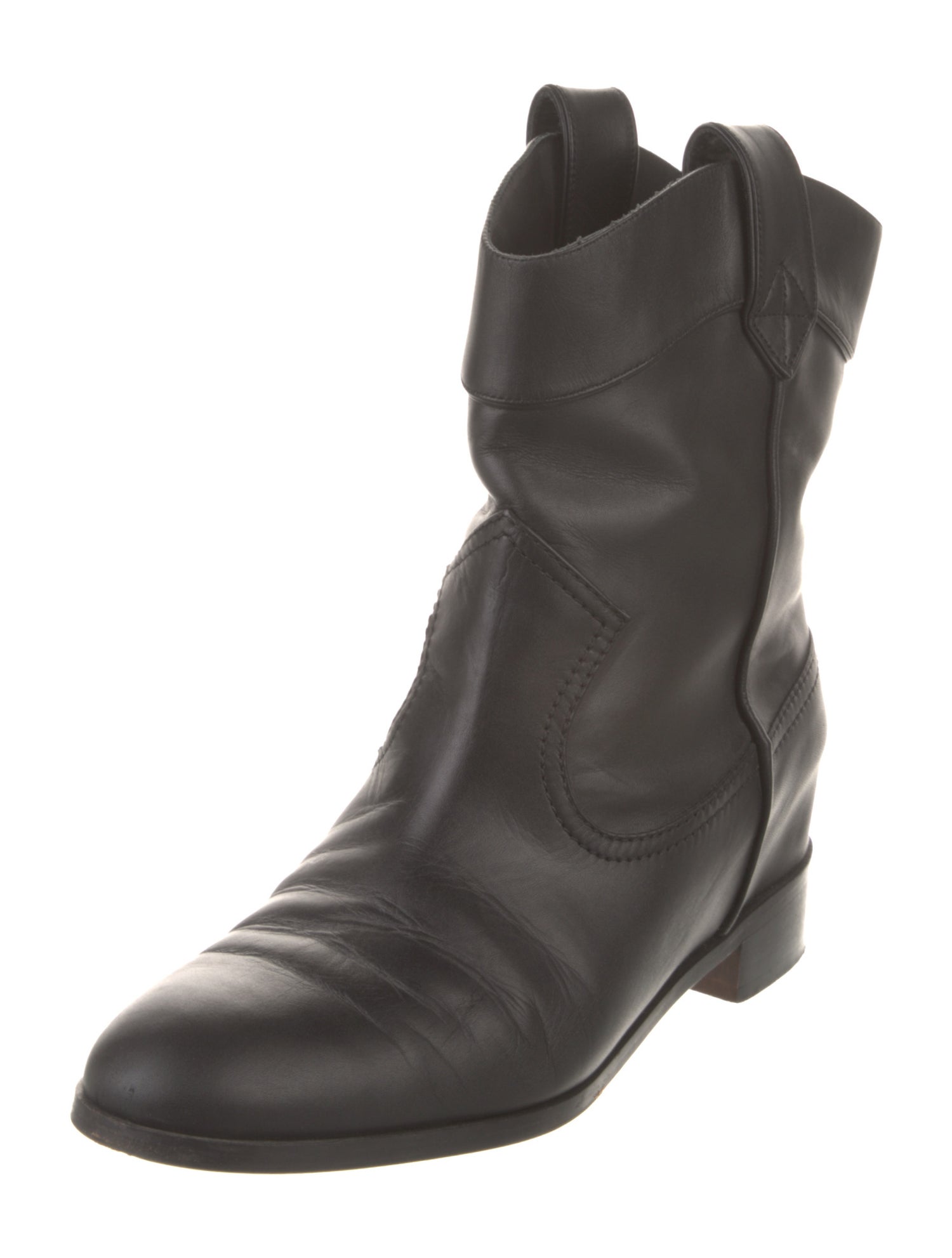 Aquazzura Leather Western Boots