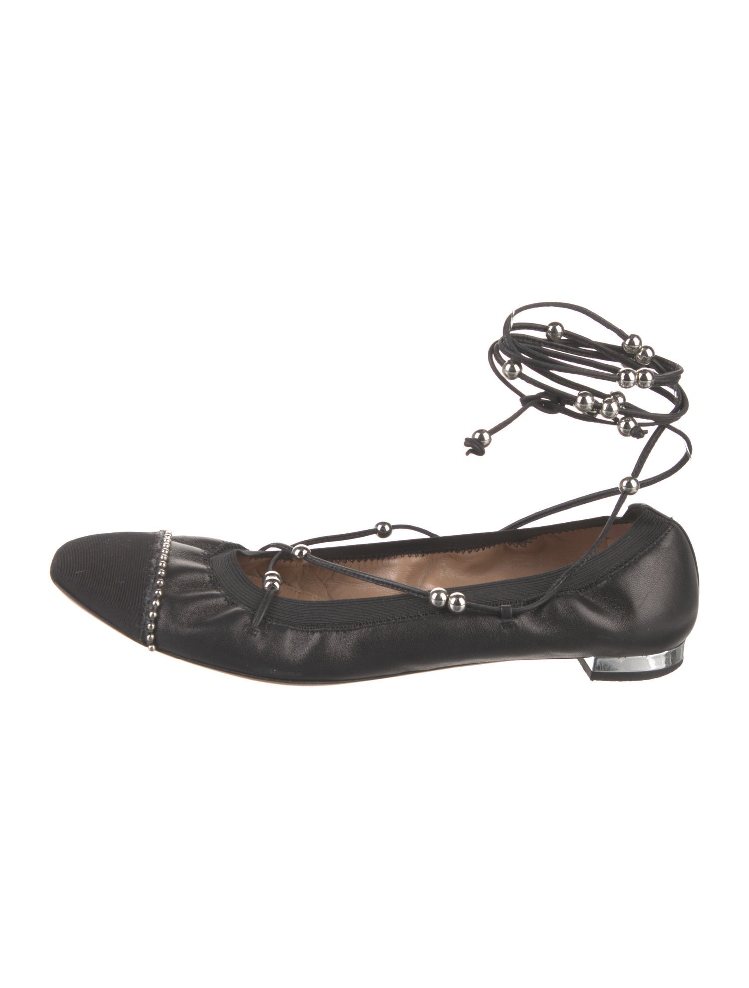 Aquazzura Leather Ballet Flats