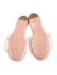 Aquazzura Shearling Slides