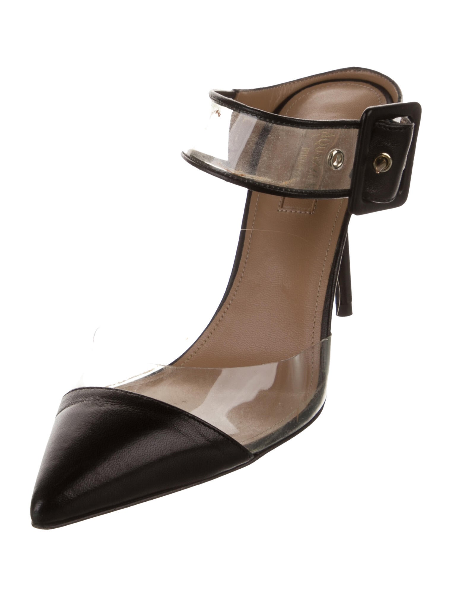 Aquazzura Leather Mules