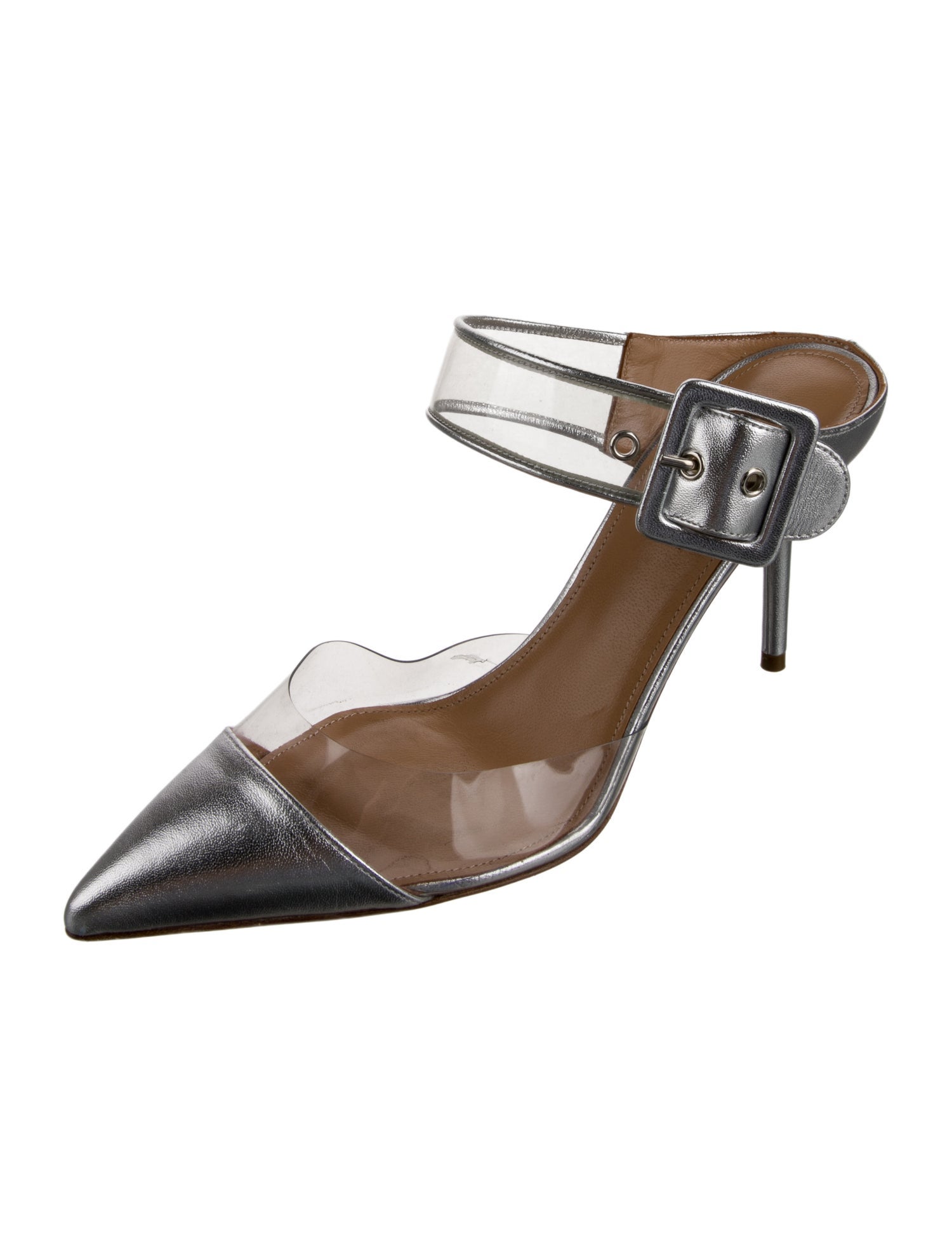 Aquazzura Leather Mules