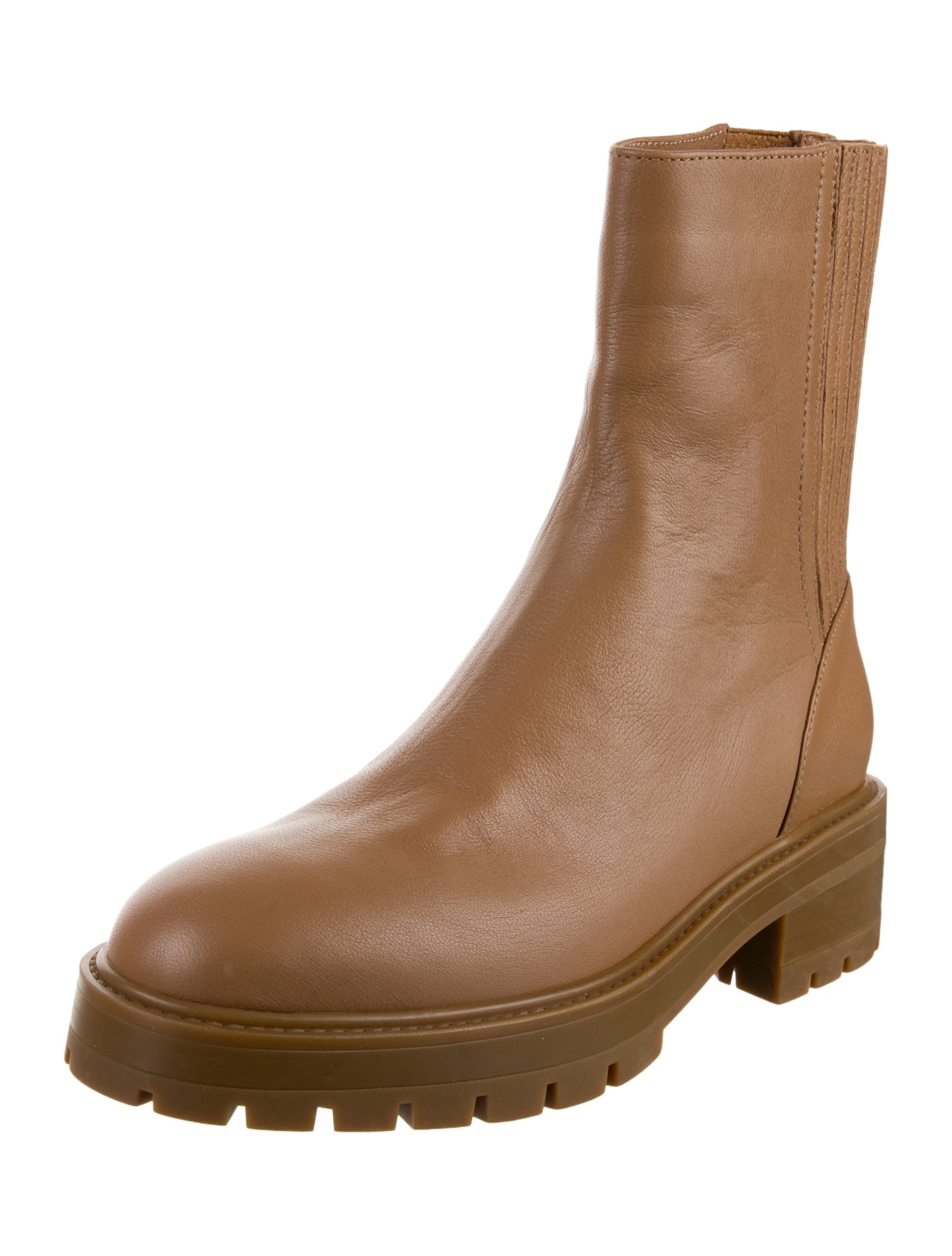 Aquazzura Leather Combat Boots