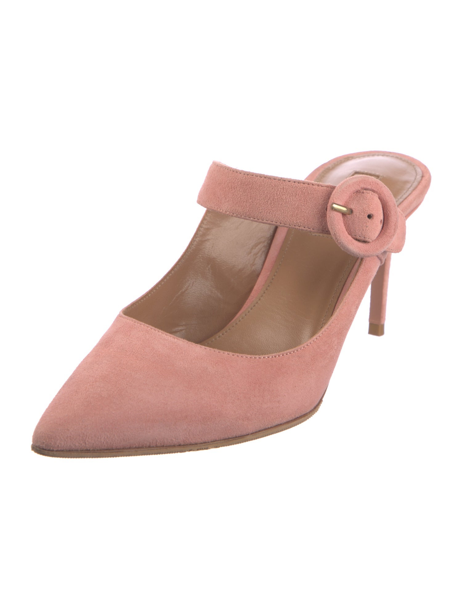 Aquazzura Suede Mules