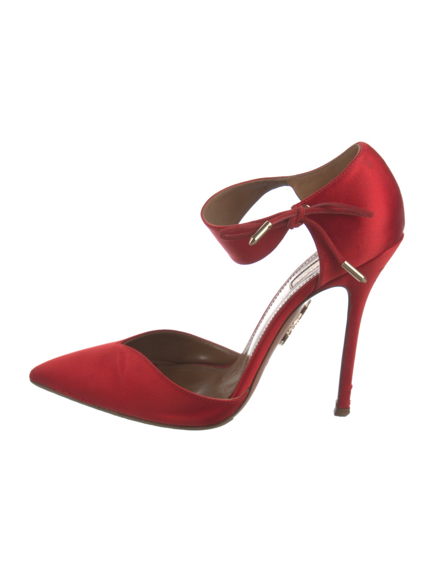 Aquazzura Suede D'Orsay Pumps