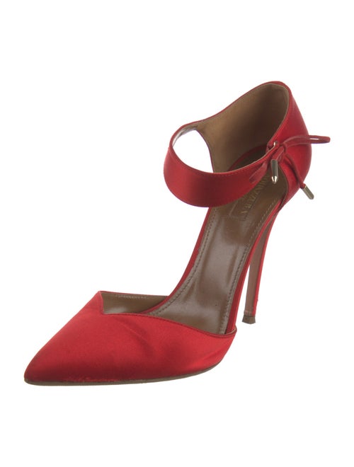 Aquazzura Suede D'Orsay Pumps