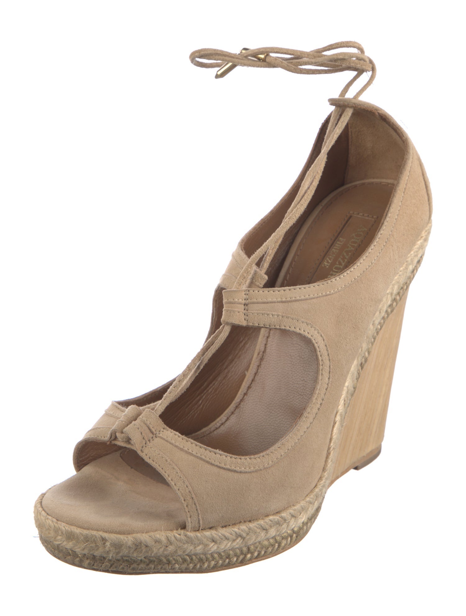 Aquazzura Suede Espadrilles