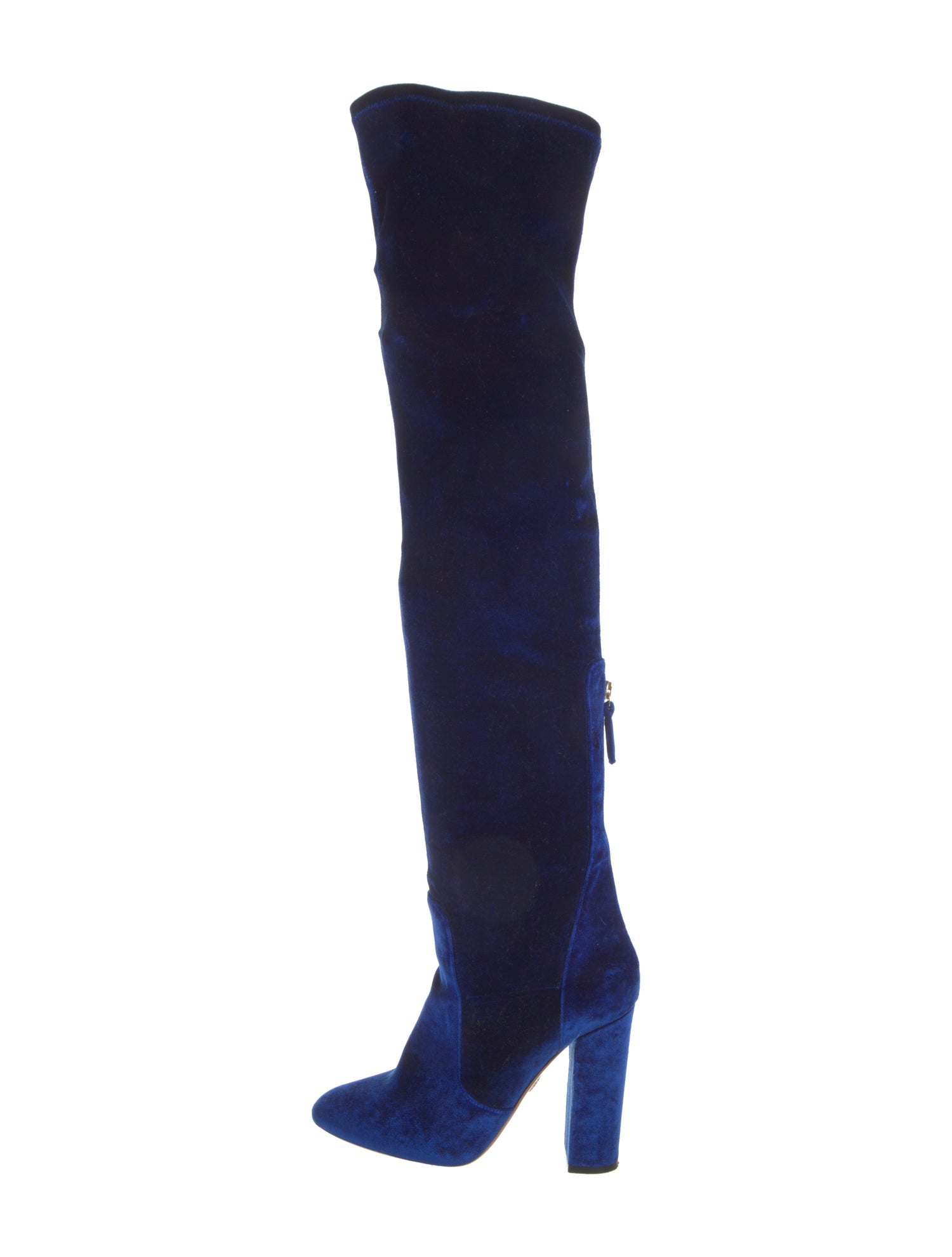 Aquazzura Velvet Boots