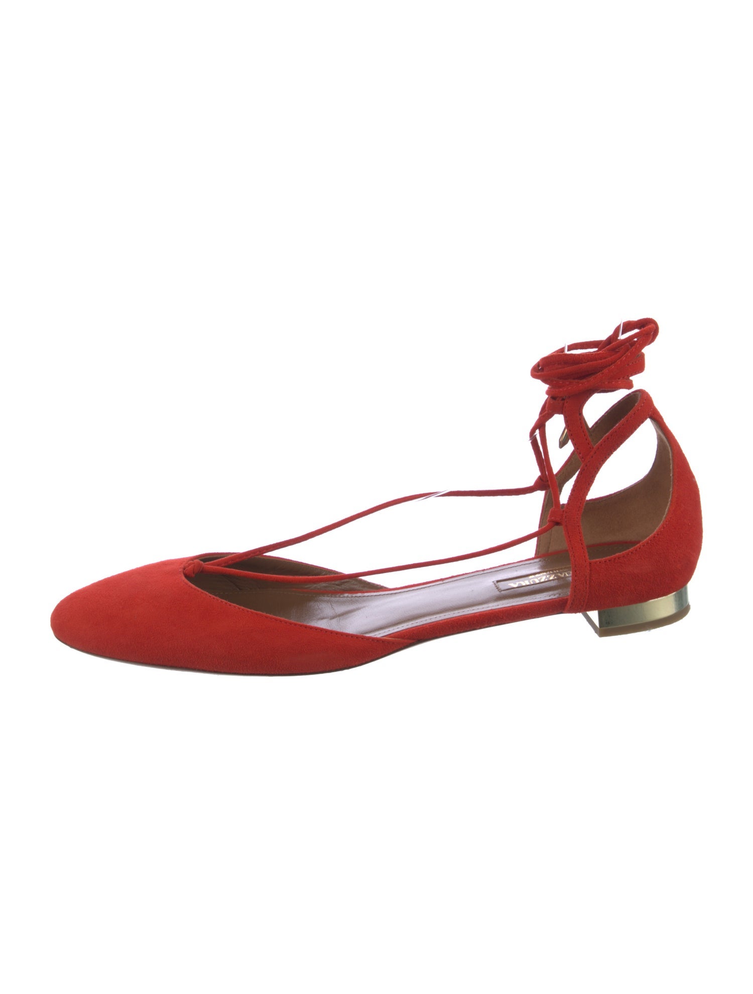 Aquazzura Suede Flats