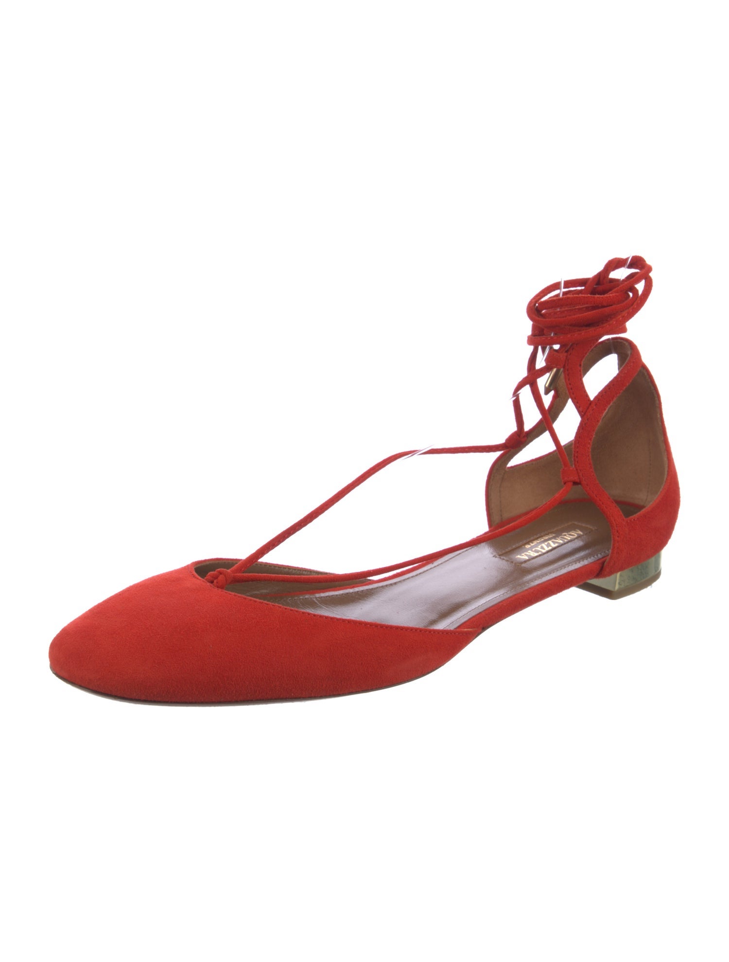 Aquazzura Suede Flats