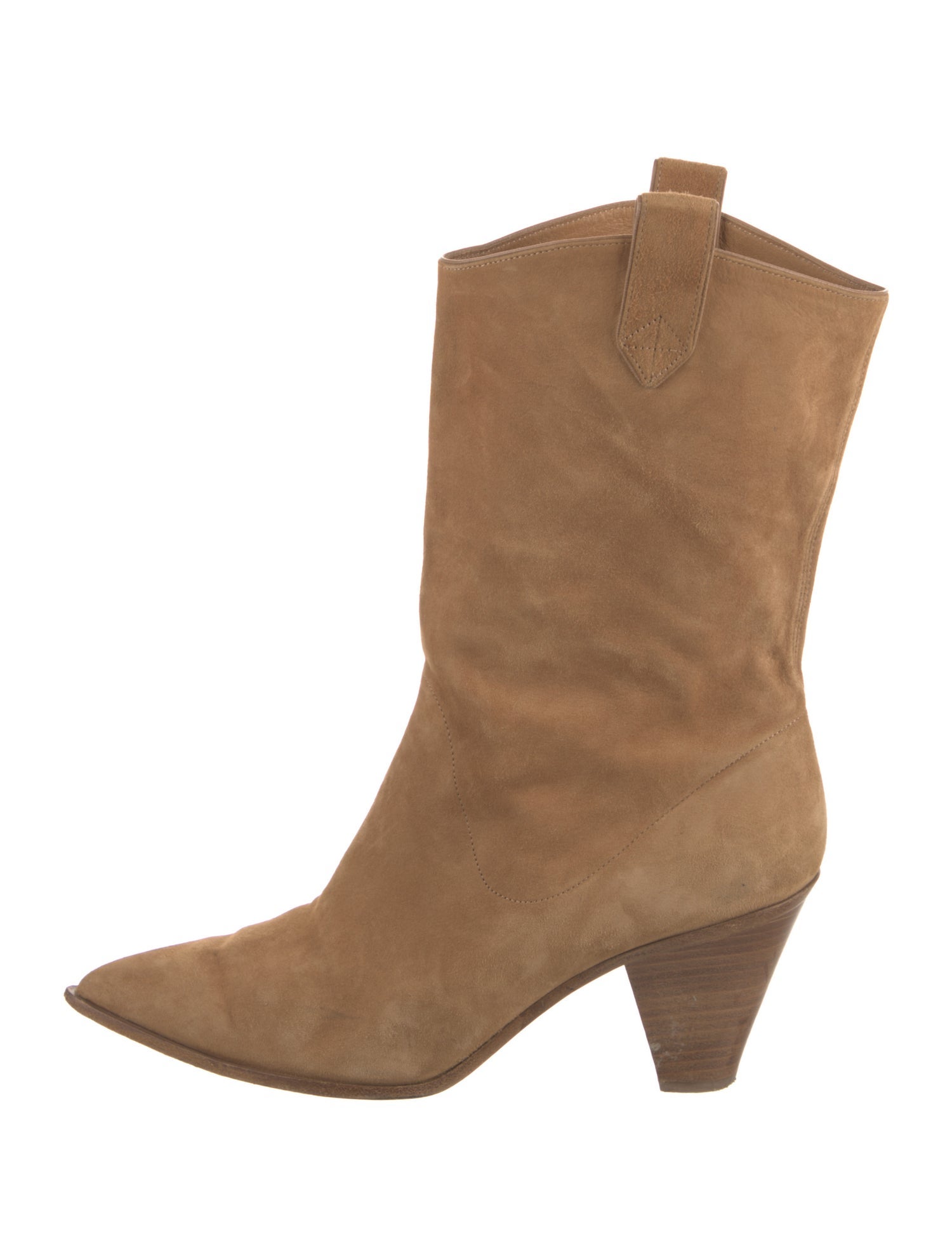 Aquazzura Suede Western Boots