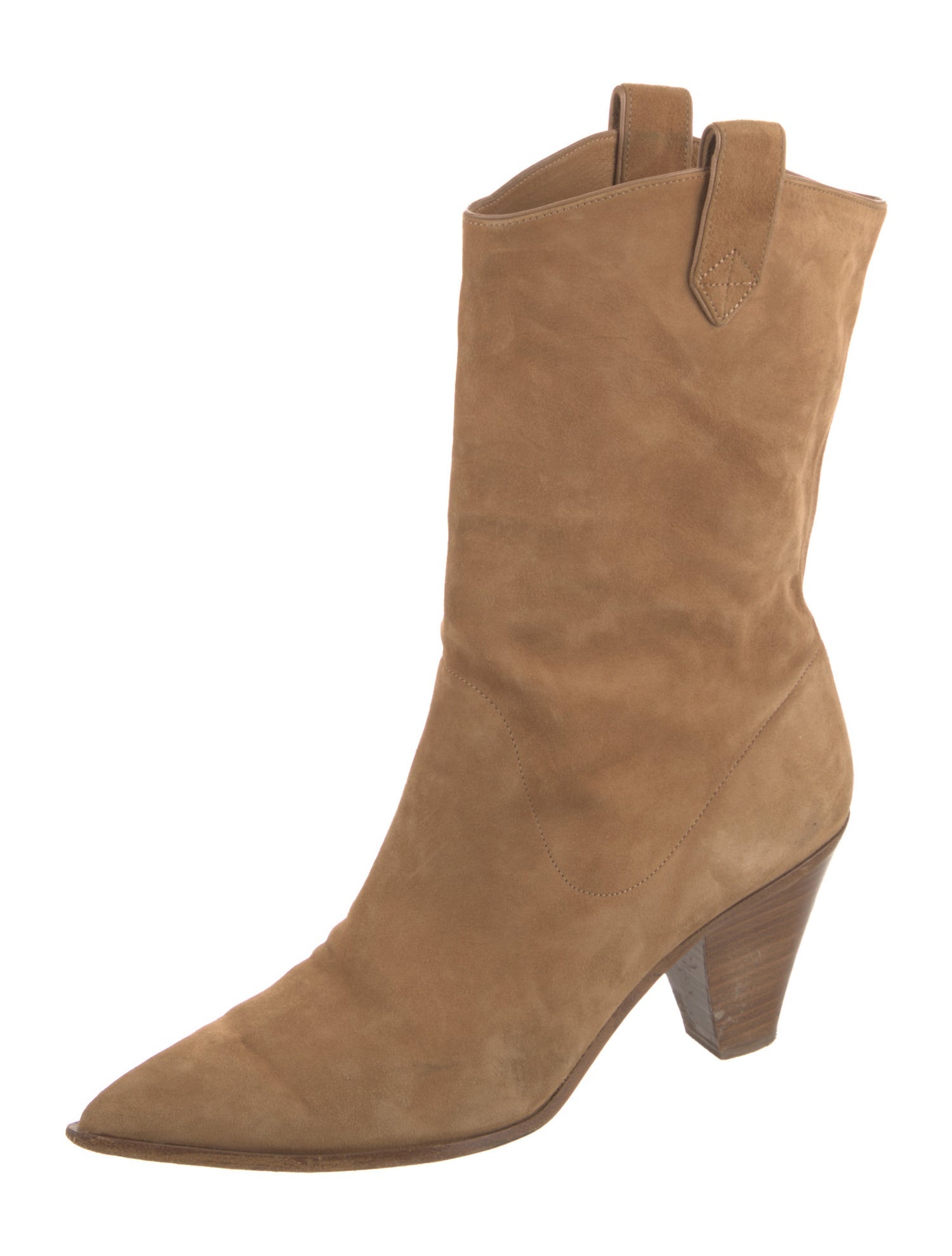 Aquazzura Suede Western Boots