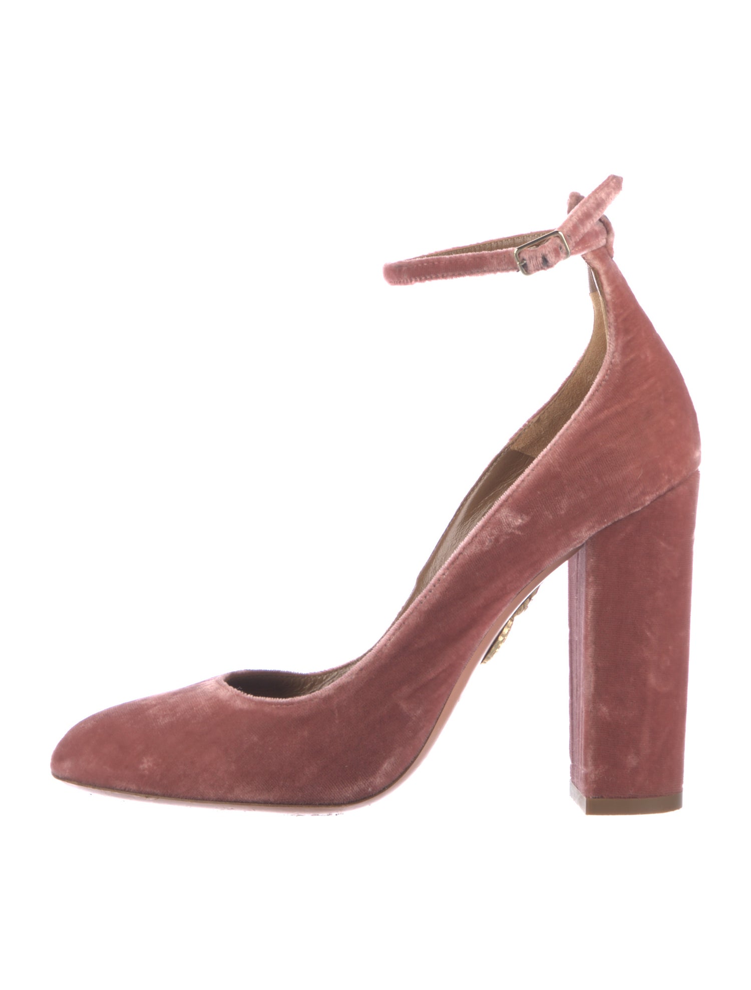 Aquazzura Velvet Pumps