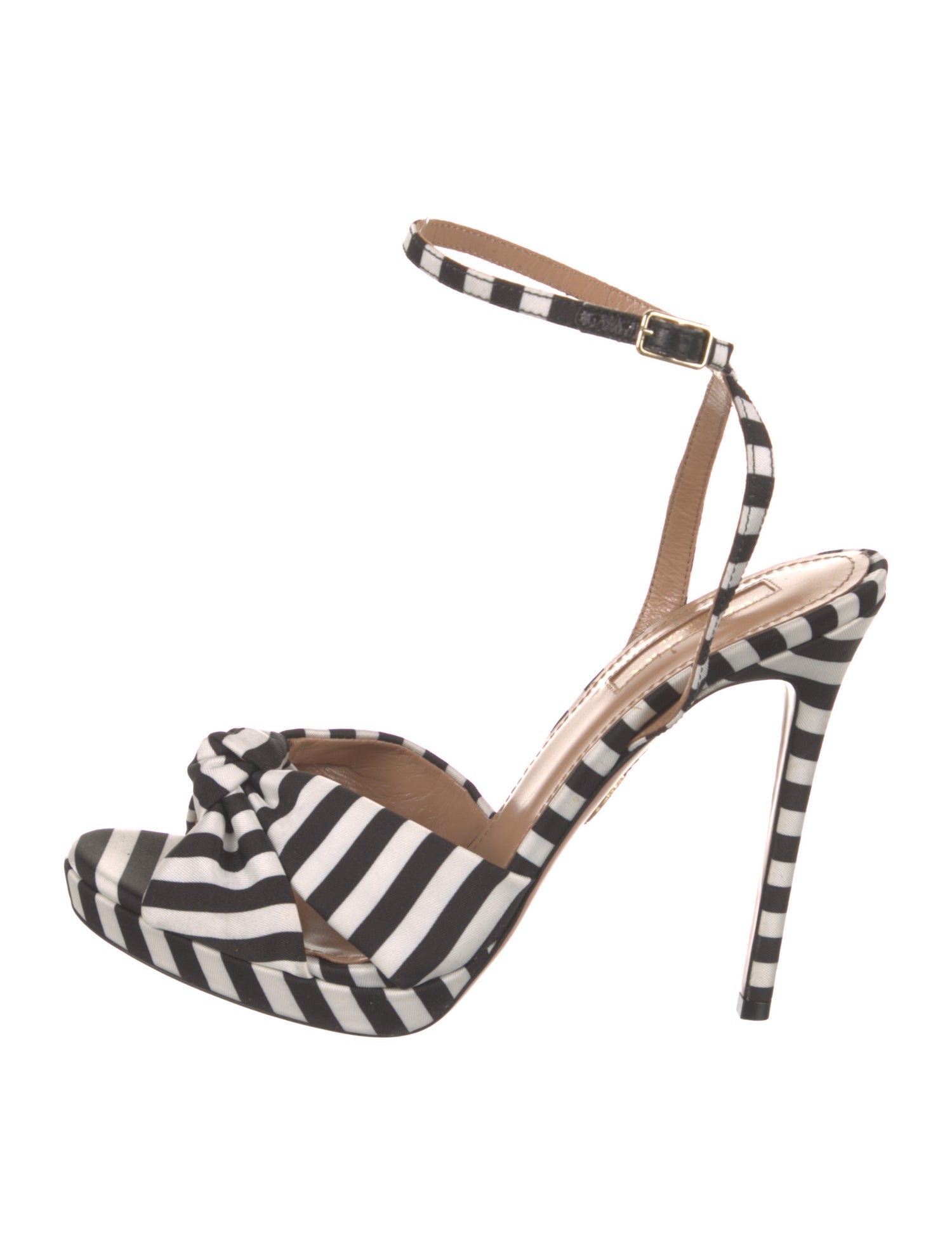 Aquazzura Striped Sandals
