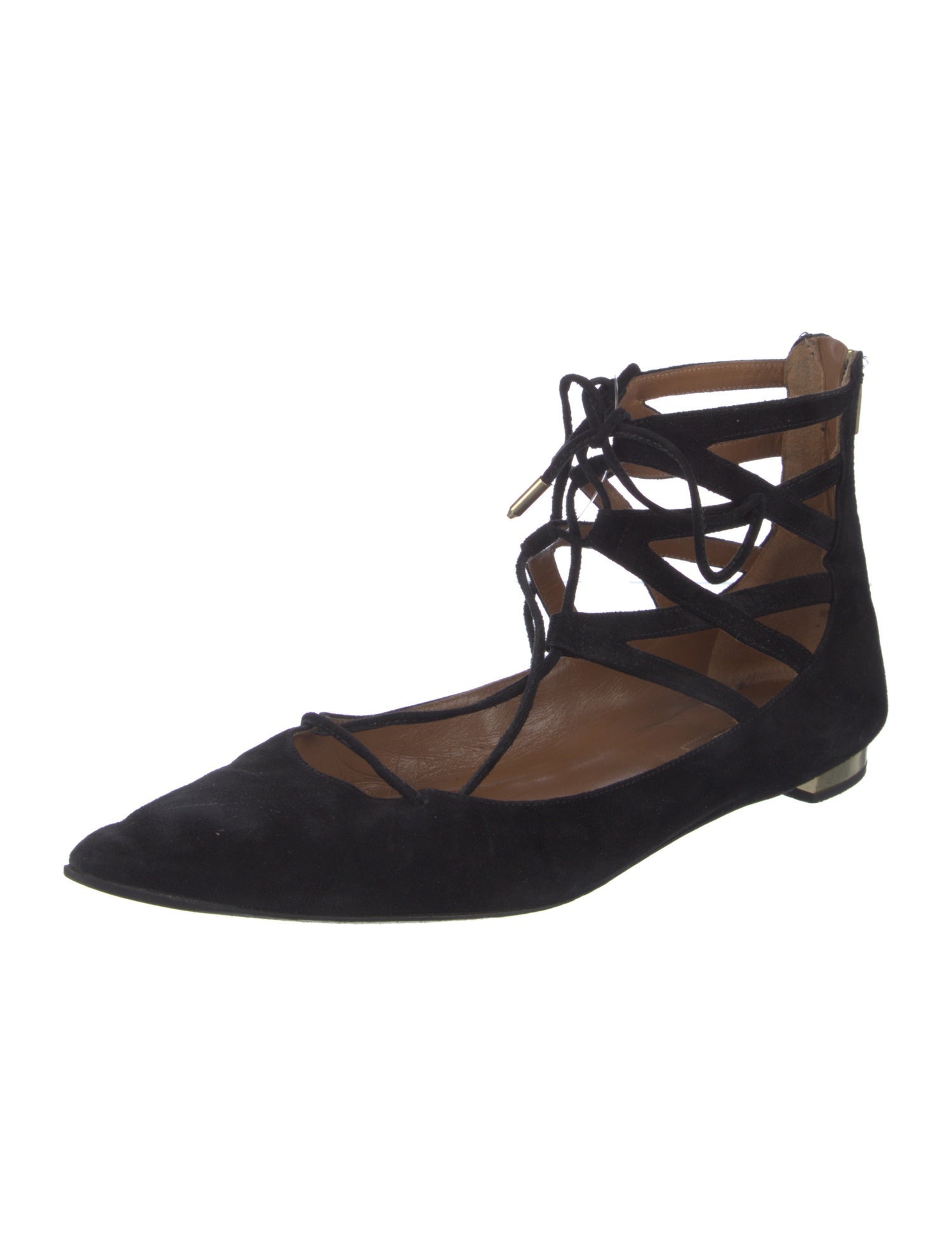 Aquazzura Suede Flats