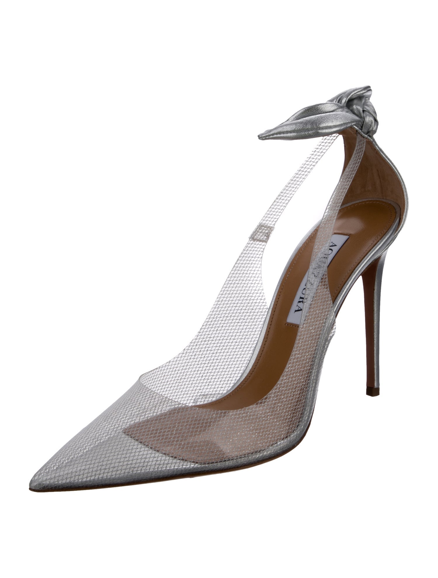 Aquazzura PVC D'Orsay Pumps